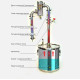 Mast column "Aroma" 30/350/t (1,5 inches) for heating elements в Анадыре