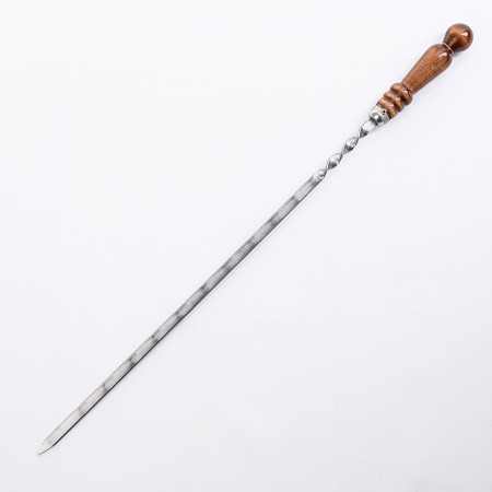 Stainless skewer 620*12*3 mm with wooden handle в Анадыре