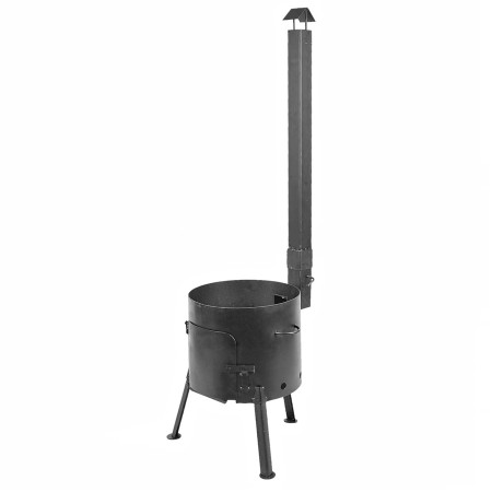 Stove with a diameter of 360 mm with a pipe for a cauldron of 12 liters в Анадыре