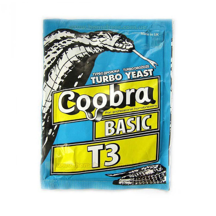 Турбодрожжи спиртовые "COOBRA" BASIC T3 (90 гр) в Анадыре