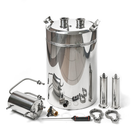 Cheap moonshine still kits "Gorilych" double distillation 20/35/t (with tap) CLAMP 1,5 inches в Анадыре