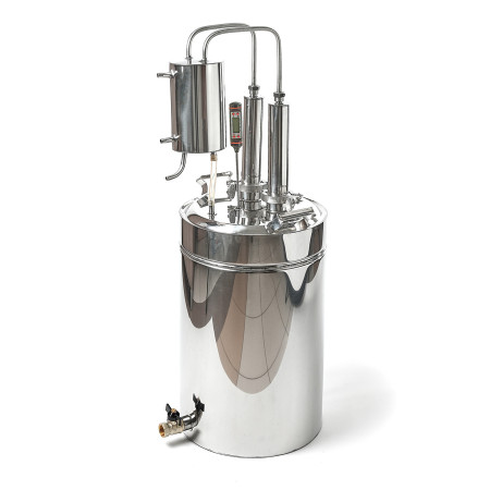Cheap moonshine still kits "Gorilych" double distillation 20/35/t (with tap) CLAMP 1,5 inches в Анадыре