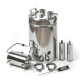 Cheap moonshine still kits "Gorilych" double distillation 10/35/t with CLAMP 1,5" and tap в Анадыре