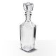 Бутылка (штоф) "Элегант" стеклянная 0,5 литра с пробкой  в Анадыре