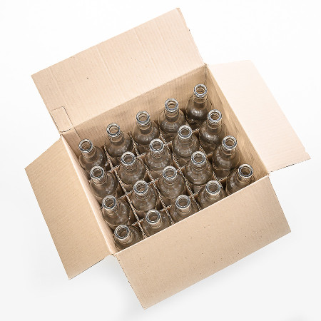 20 bottles of "Guala" 0.5 l without caps in a box в Анадыре